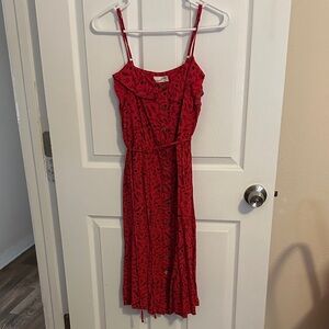 Universal Thread Red Midi Dress